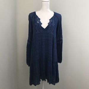 Free People Boho Dress Navy
